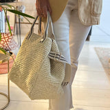 Kaba Raffia Tote Bag