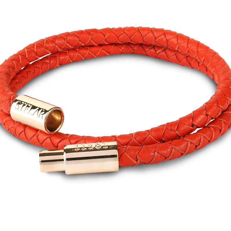 Teman Double Woven Leather Bracelet