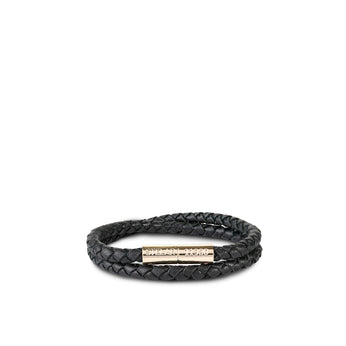 Teman Double Woven Leather Bracelet