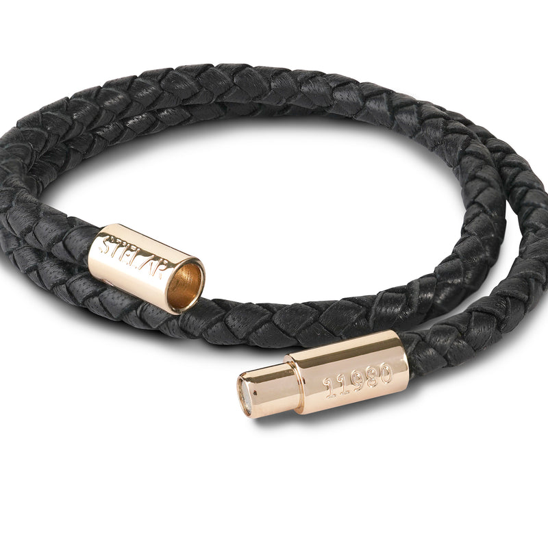 Teman Double Woven Leather Bracelet