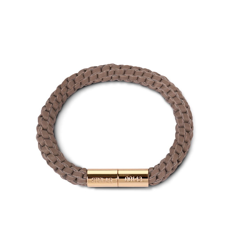 Teman Mid Woven Leather Bracelet