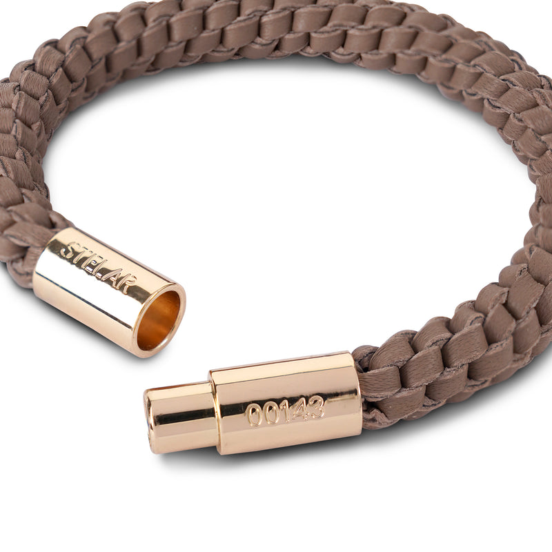 Teman Mid Woven Leather Bracelet