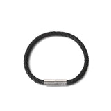 Teman Slim Woven Leather Bracelet