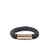 Teman Wide Woven Leather Bracelet