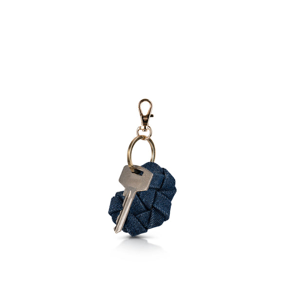 Heart Denim Bag Charm