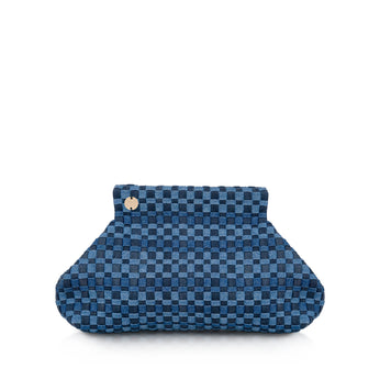 Lilis Denim Frame Clutch