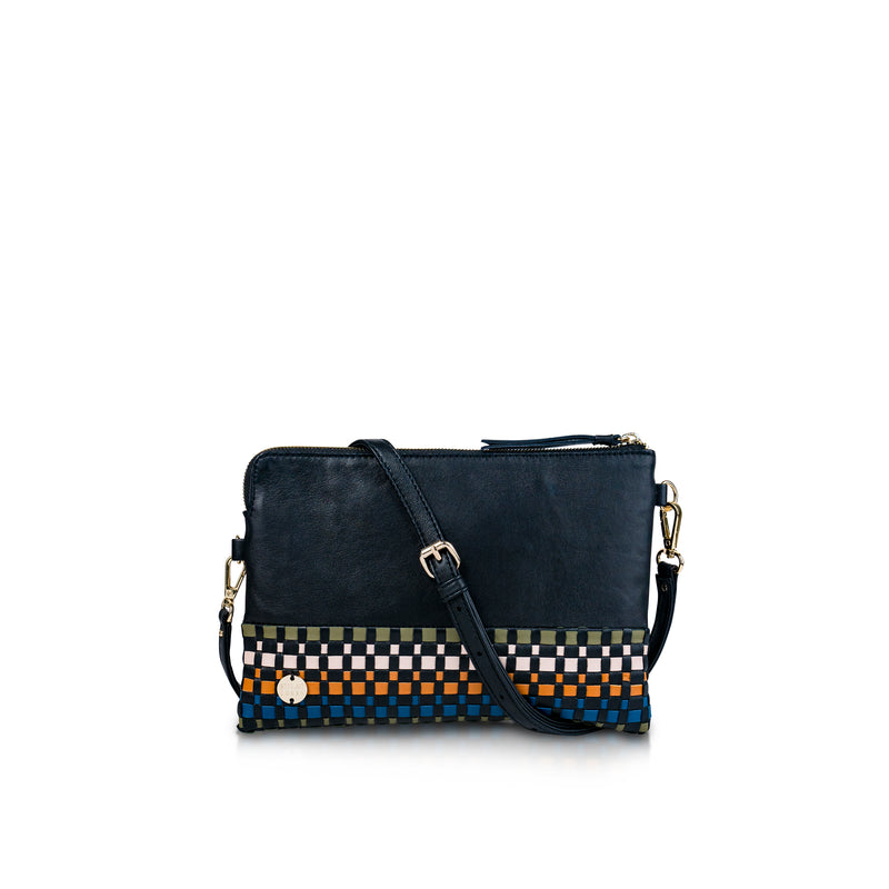 Palasari Leather Crossbody Pouch