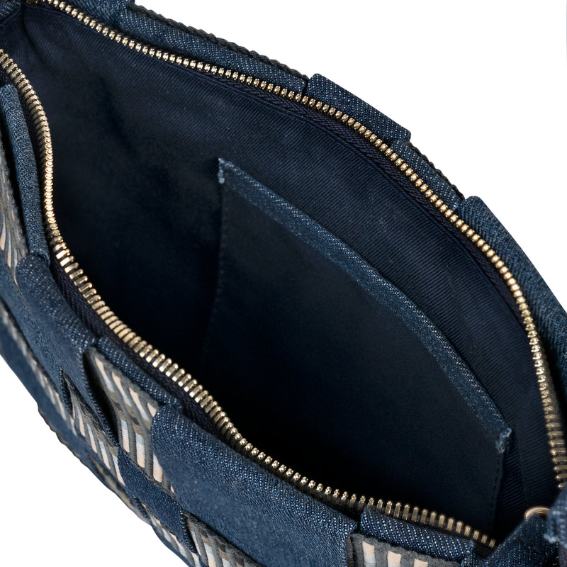 Uma Denim Crossbody Bag