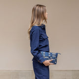 Uma Denim Crossbody Bag