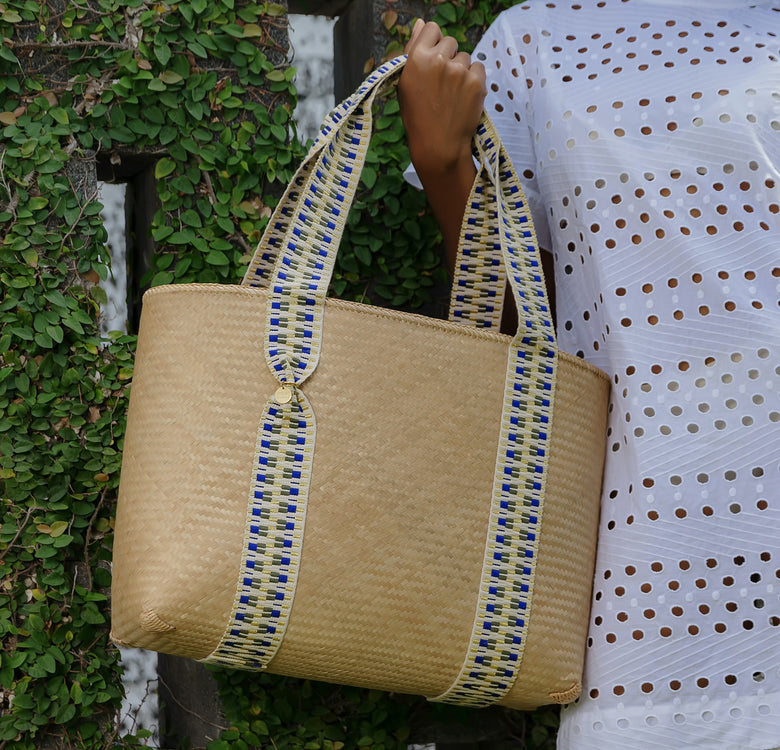 Medium Mentawai Bamboo Tote Bag