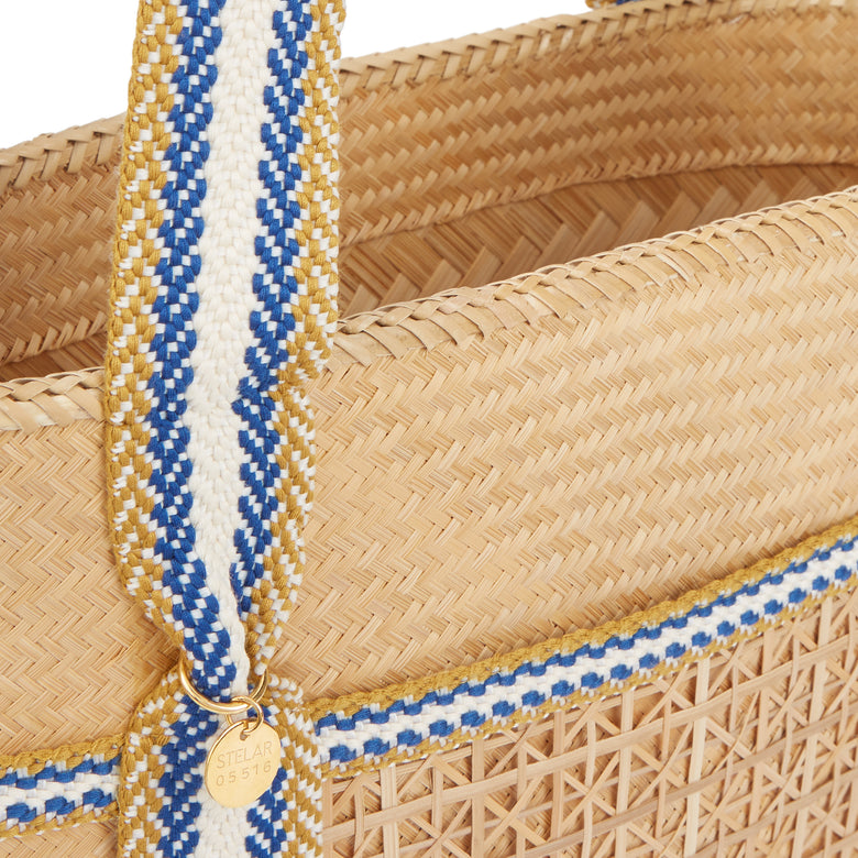 Bamboo hot sale basket bag