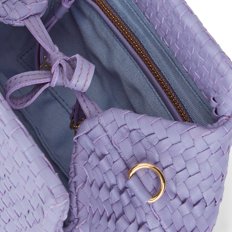 Lavender best sale leather bag